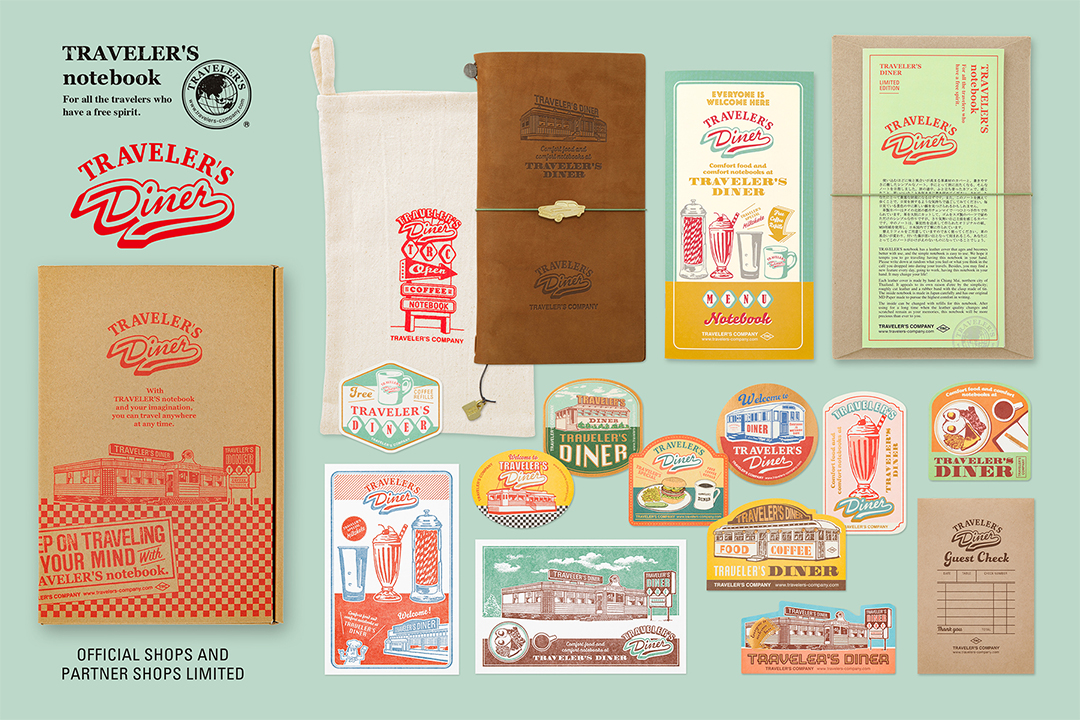 traveler's company diner traveler's notebook banner